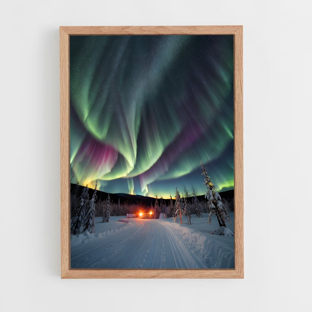 Poster Aurora australis éblouissante – affiche Univers (vue 4)
